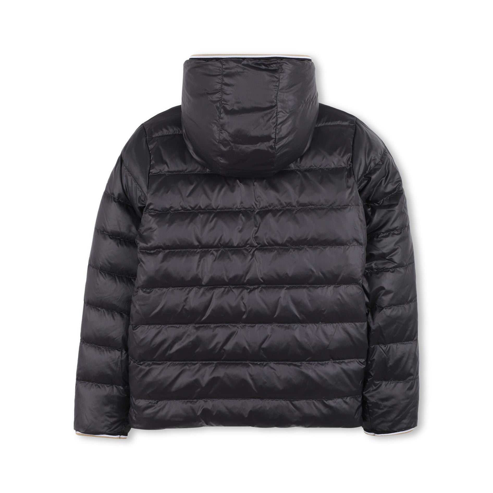Boss-Boys Reversible Down Puffer Jacket Green