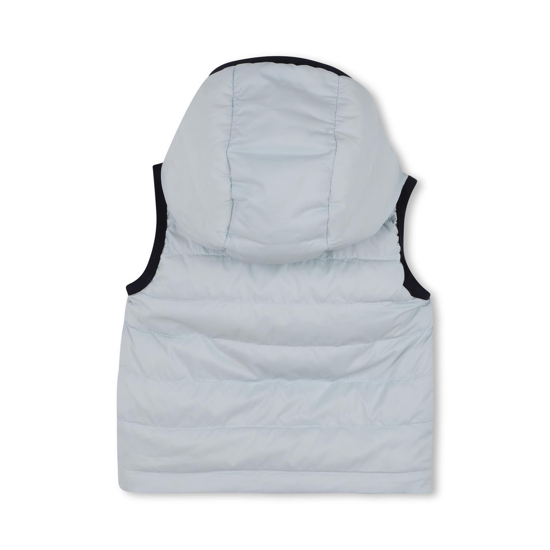 Boss-Baby Down Puffer Jacket Sleeveless Pale Blue