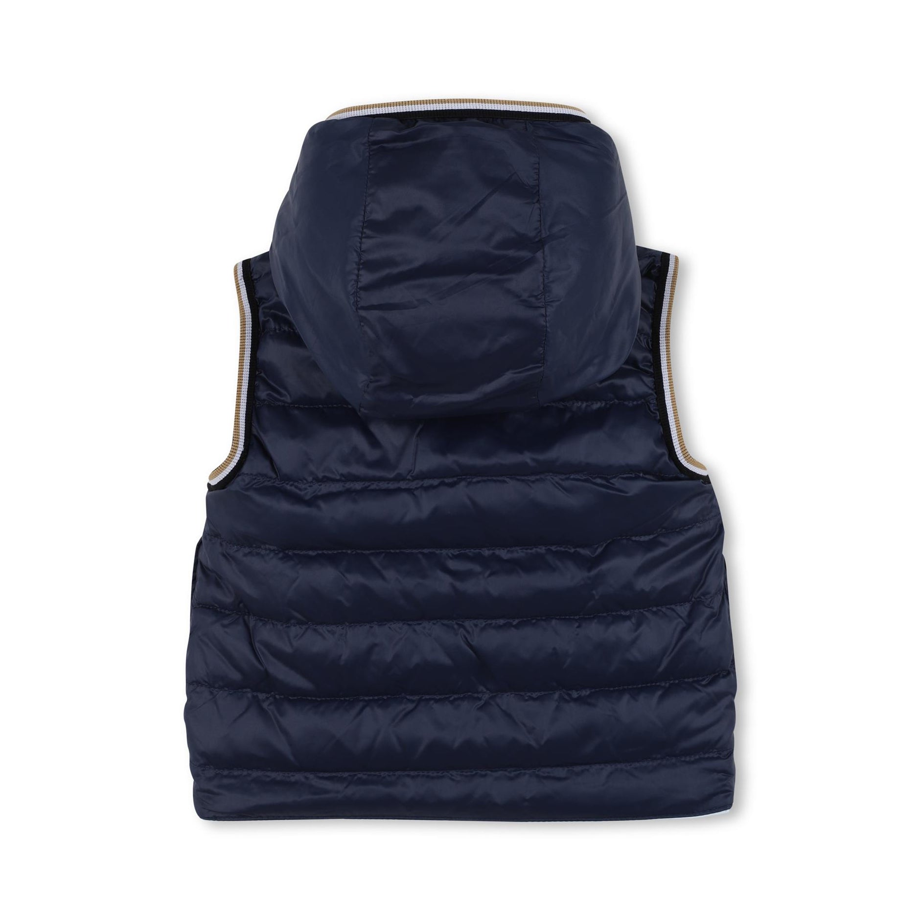 Boss-Baby Down Puffer Jacket Sleeveless Pale Blue