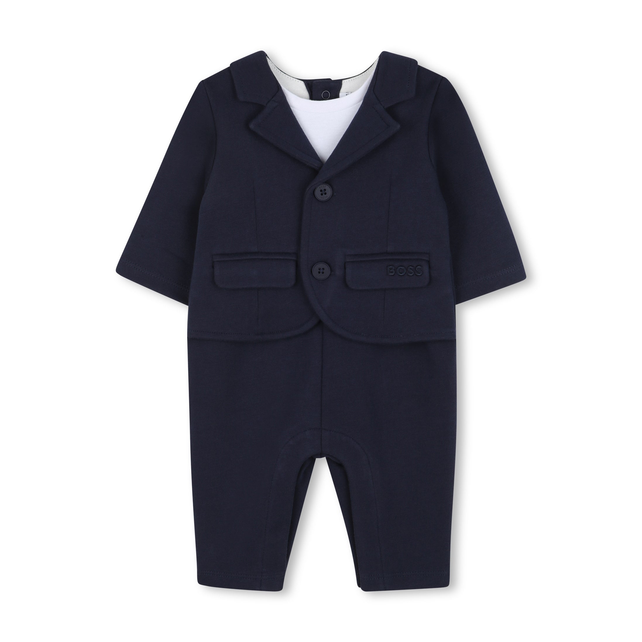 Boss-Ceremony Short All In One Navy