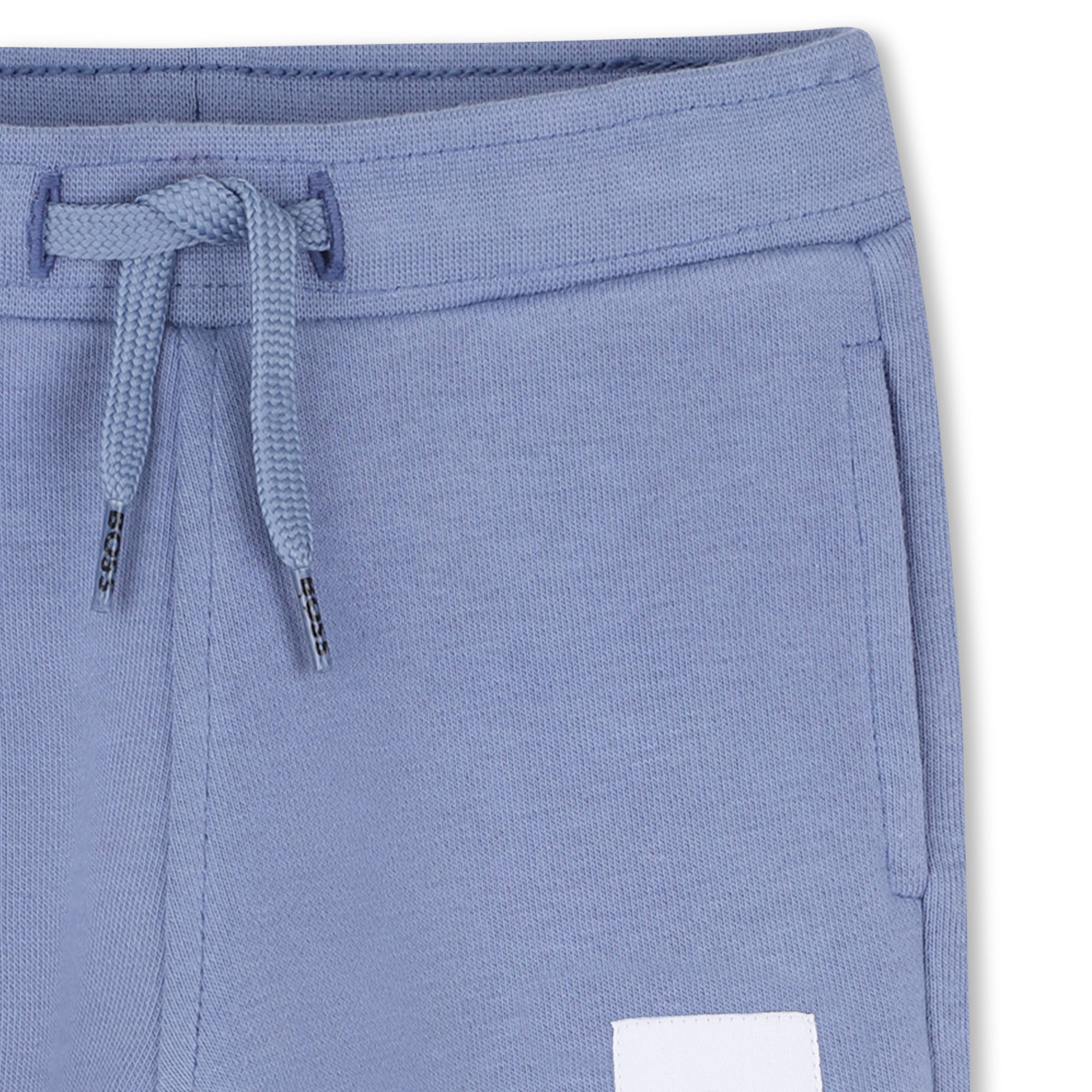 Boss-Jogging Pants In Fleece Lavender Blue