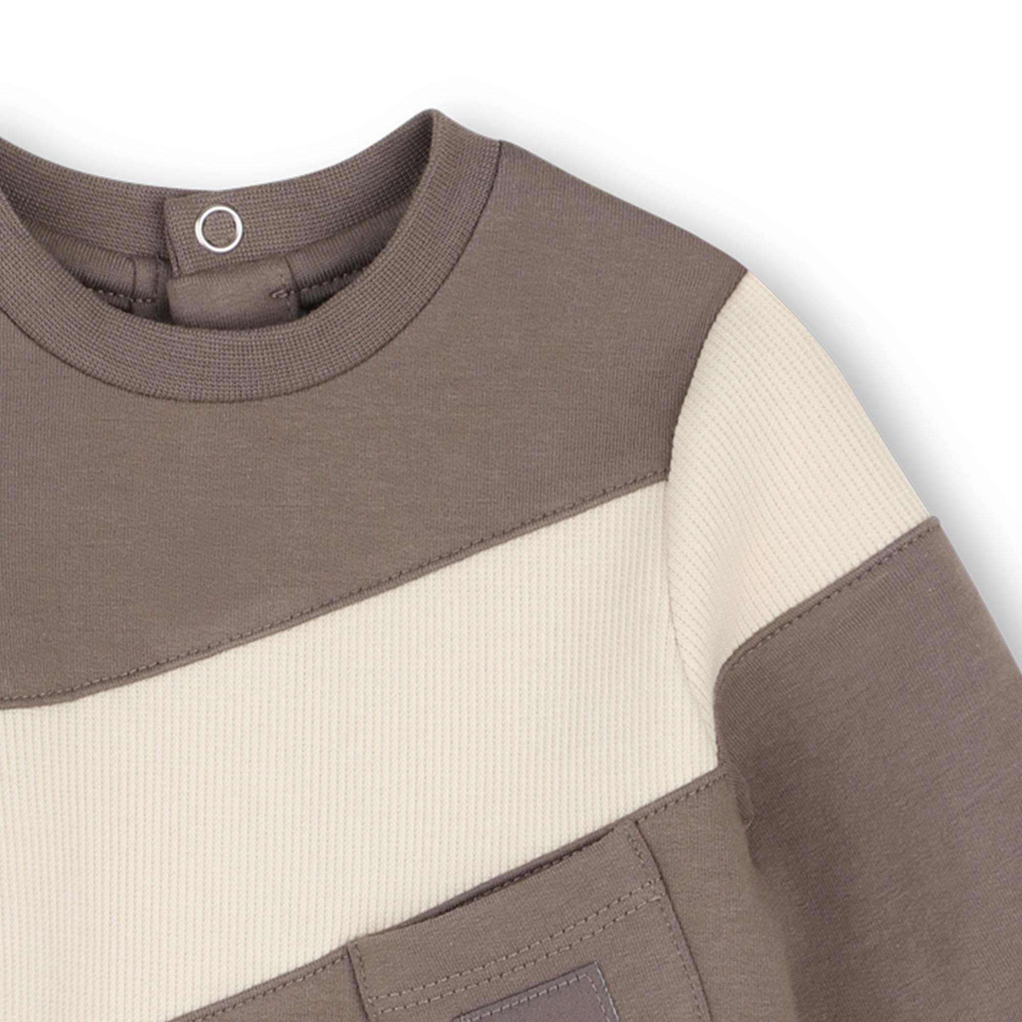 Boss-Organic Cotton And Elastane Brushed Fleece Pajamas Falcon
