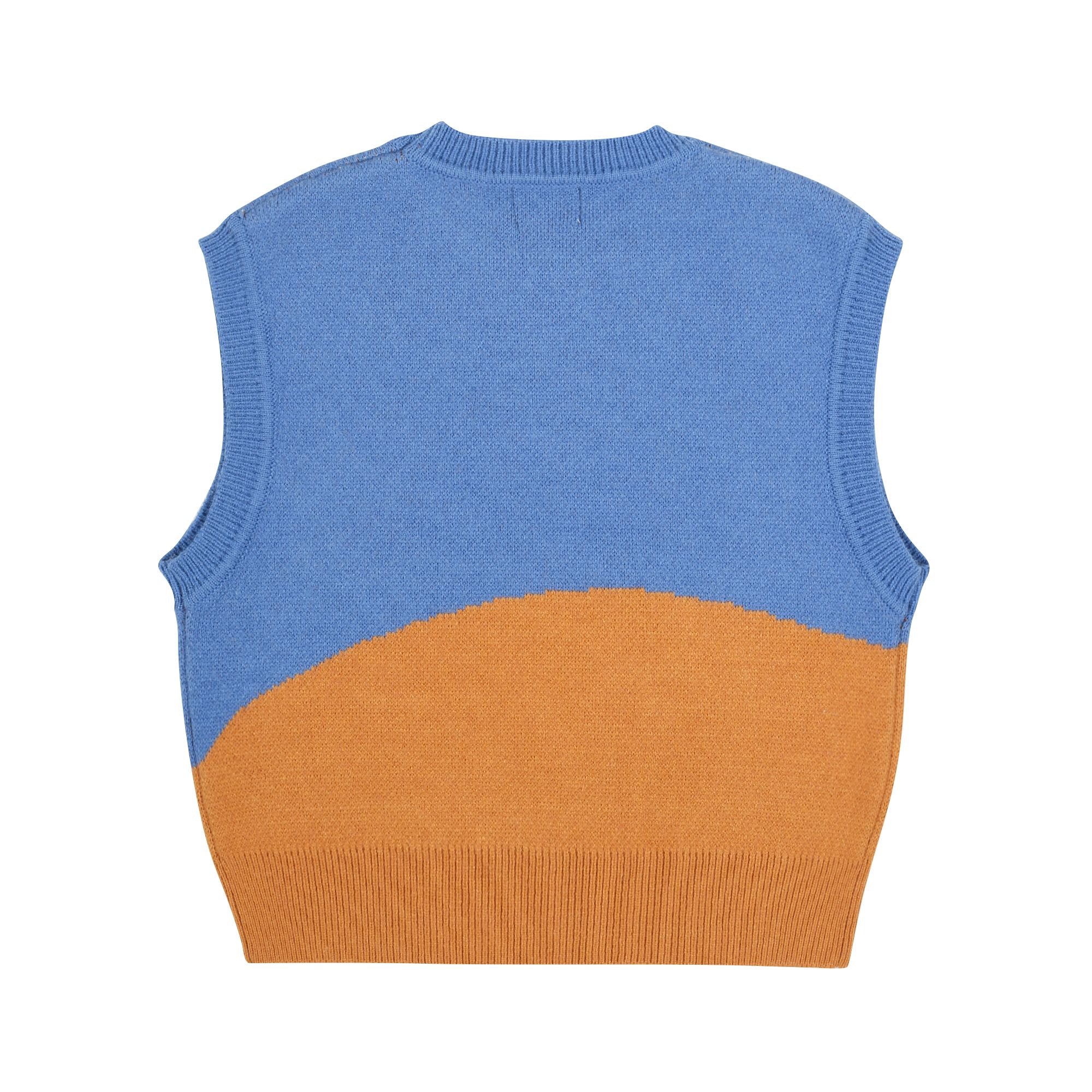Jelly Mallow-Landscape Knit Vest