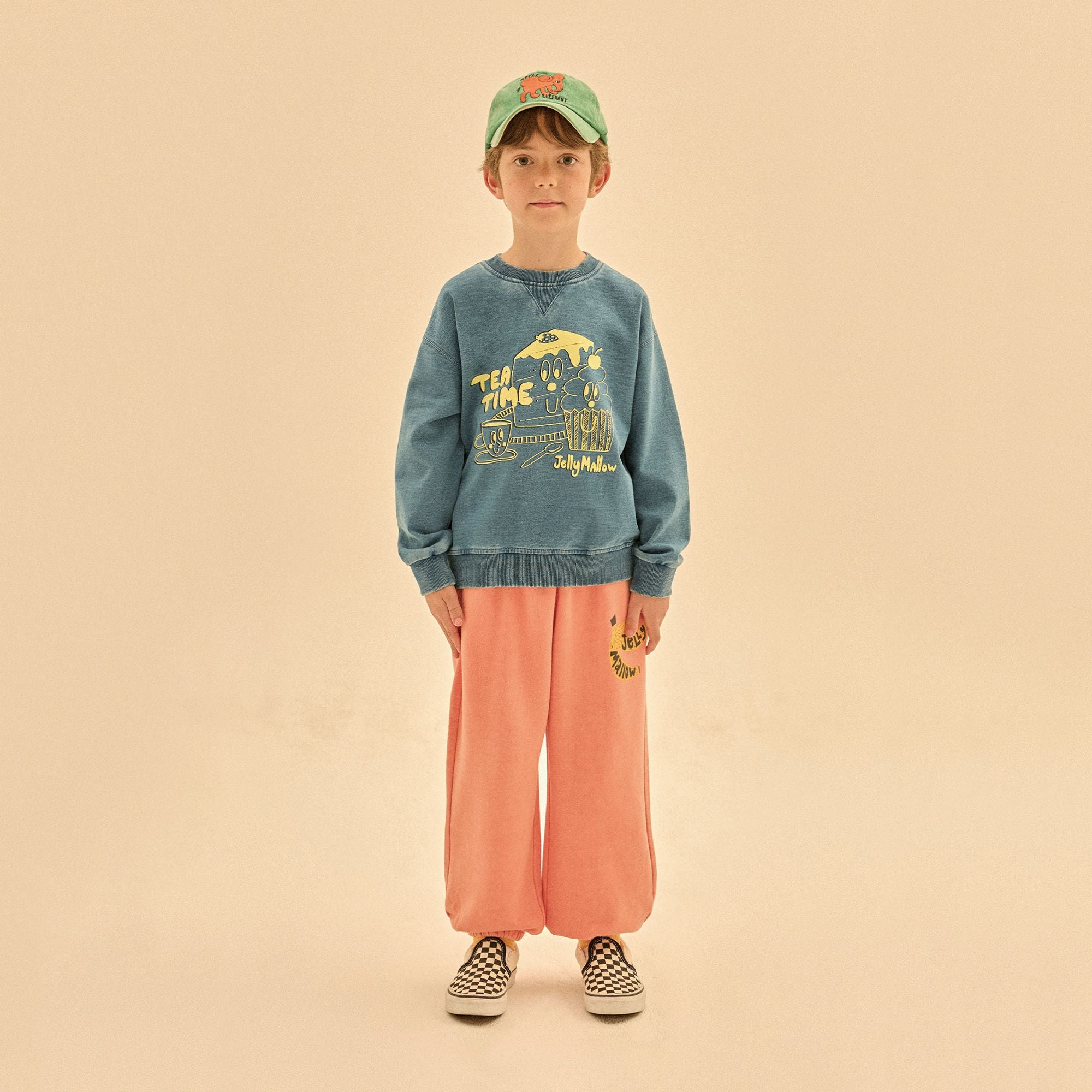 Jelly Mallow-Tea Time Sweatshirt_Denim Indigo