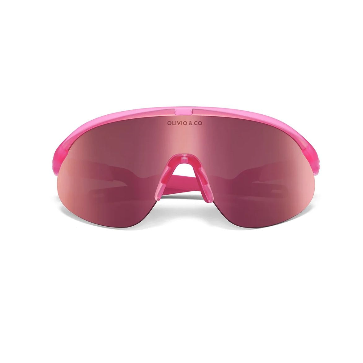 Olivio & Co-Junior Half-Rim Sports Sunglasses Flamingo Pink
