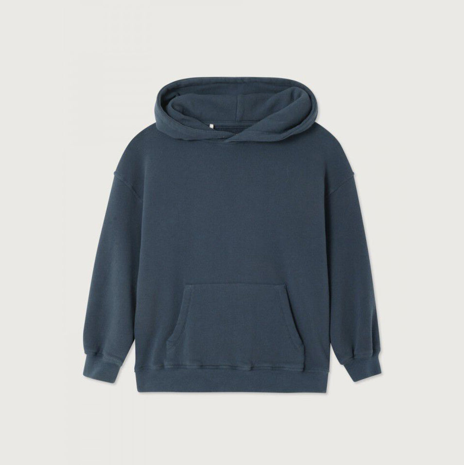 American Vintage-Kids Sweat ML Capuche Obscurite