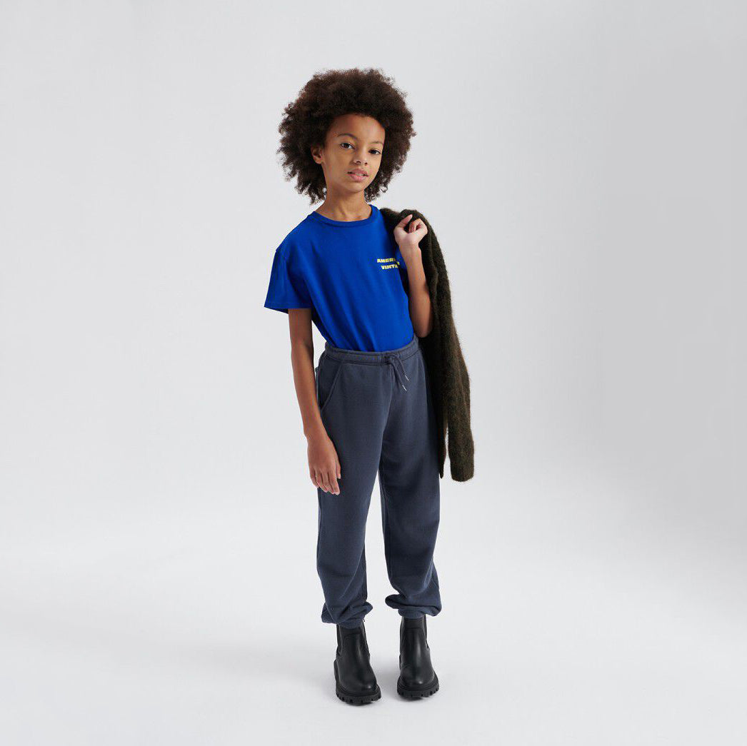 American Vintage-Tapered Joggers With Italian Pockets Obscurite