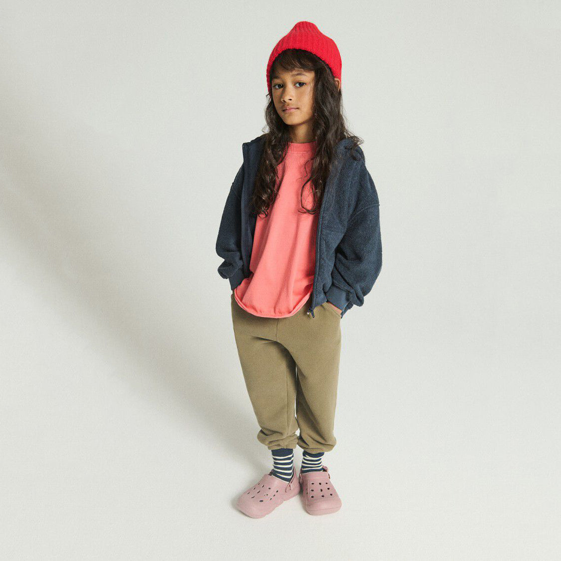 American Vintage-Tapered Joggers With Italian Pockets Origan