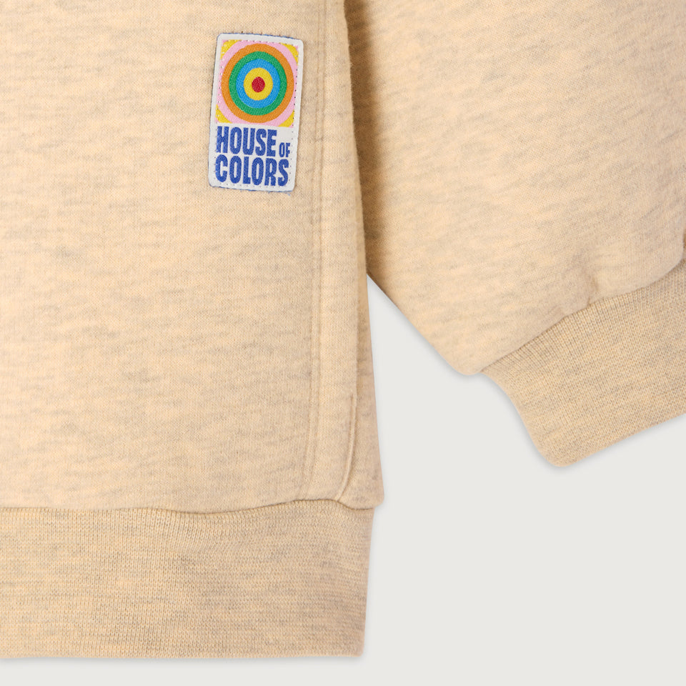 American Vintage-Long Sleeved Round Neck Sweatshirt Ile Flottante Surteint