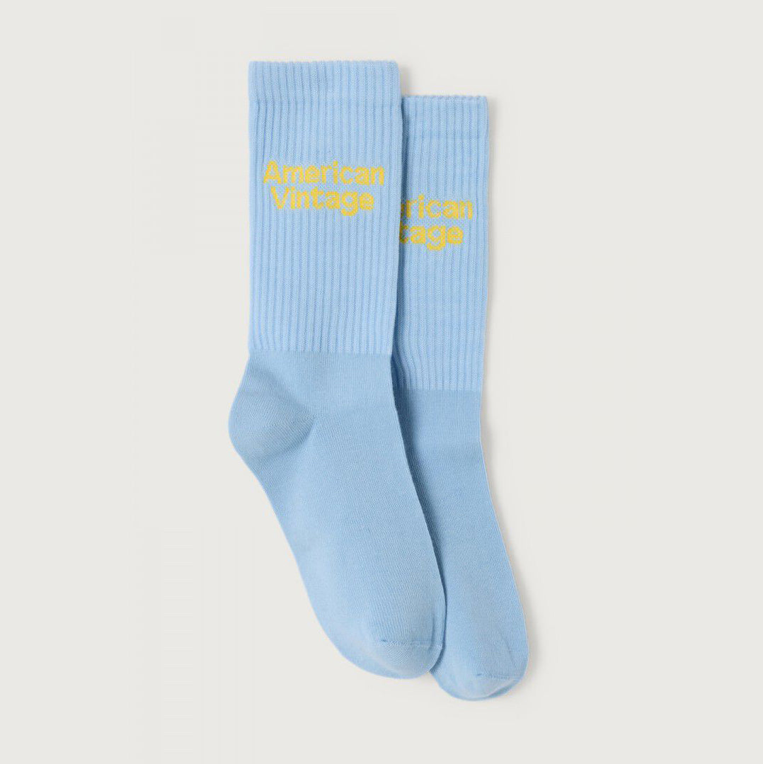American Vintage-Kids Chaussettes Bleu Ciel