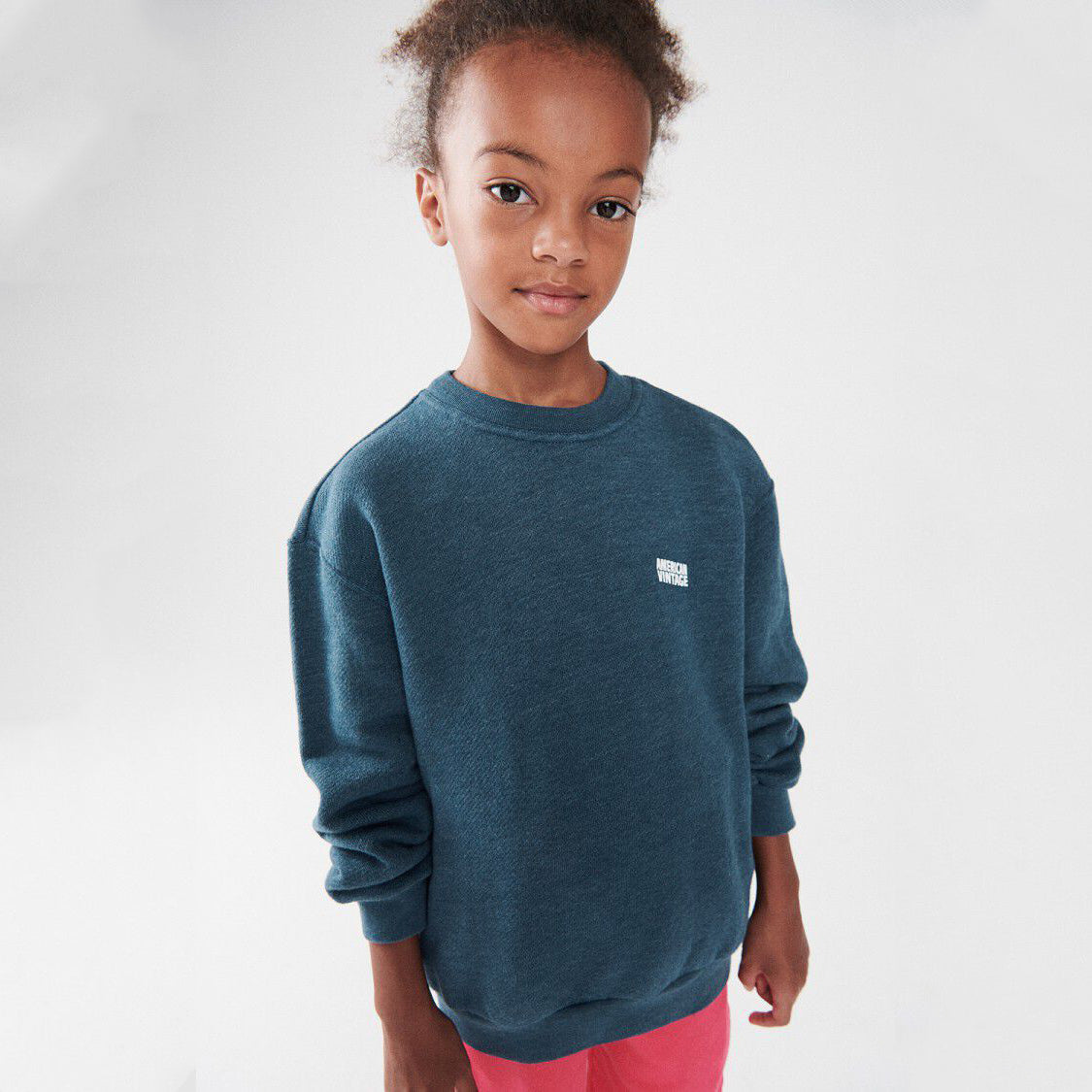 American Vintage-SWEAT ML COL ROND