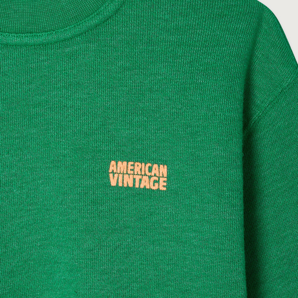 American Vintage-SWEAT ML COL ROND