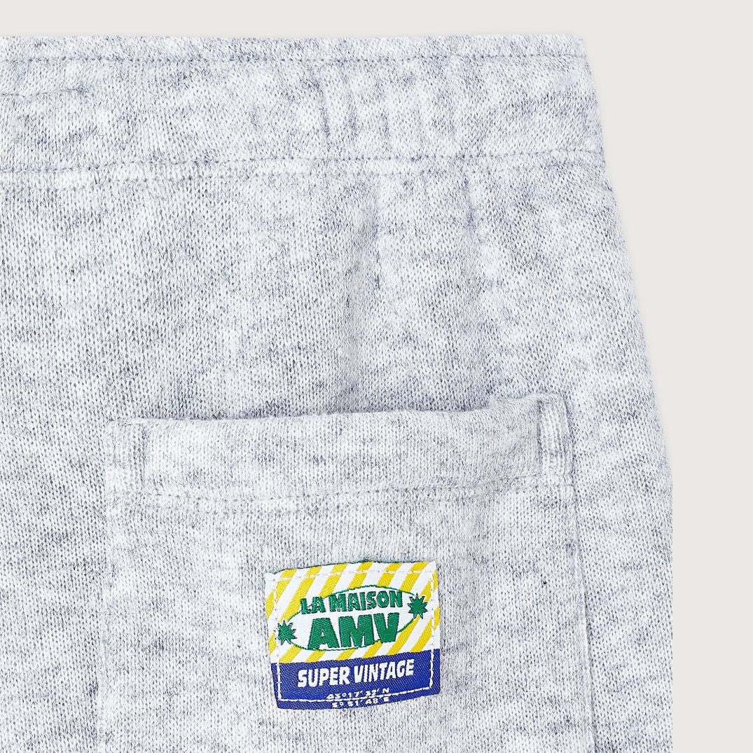 American Vintage-Short Gris Clair Chine