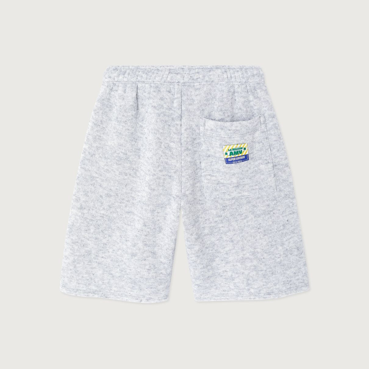 American Vintage-Short Gris Clair Chine