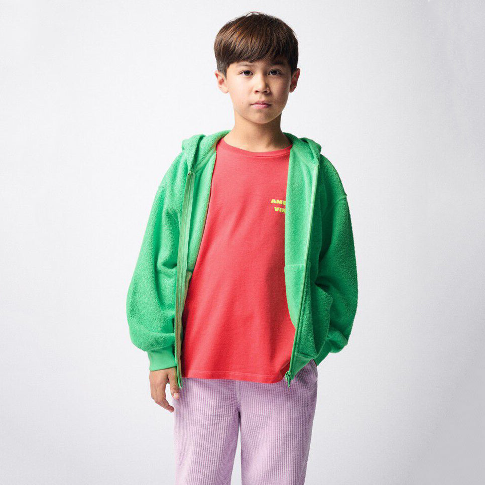 American Vintage-T-SHIRT DROIT MC COL ROND IMPRIME