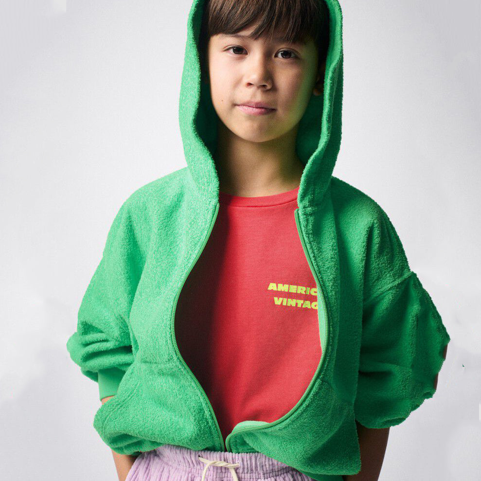 American Vintage-T-SHIRT DROIT MC COL ROND IMPRIME