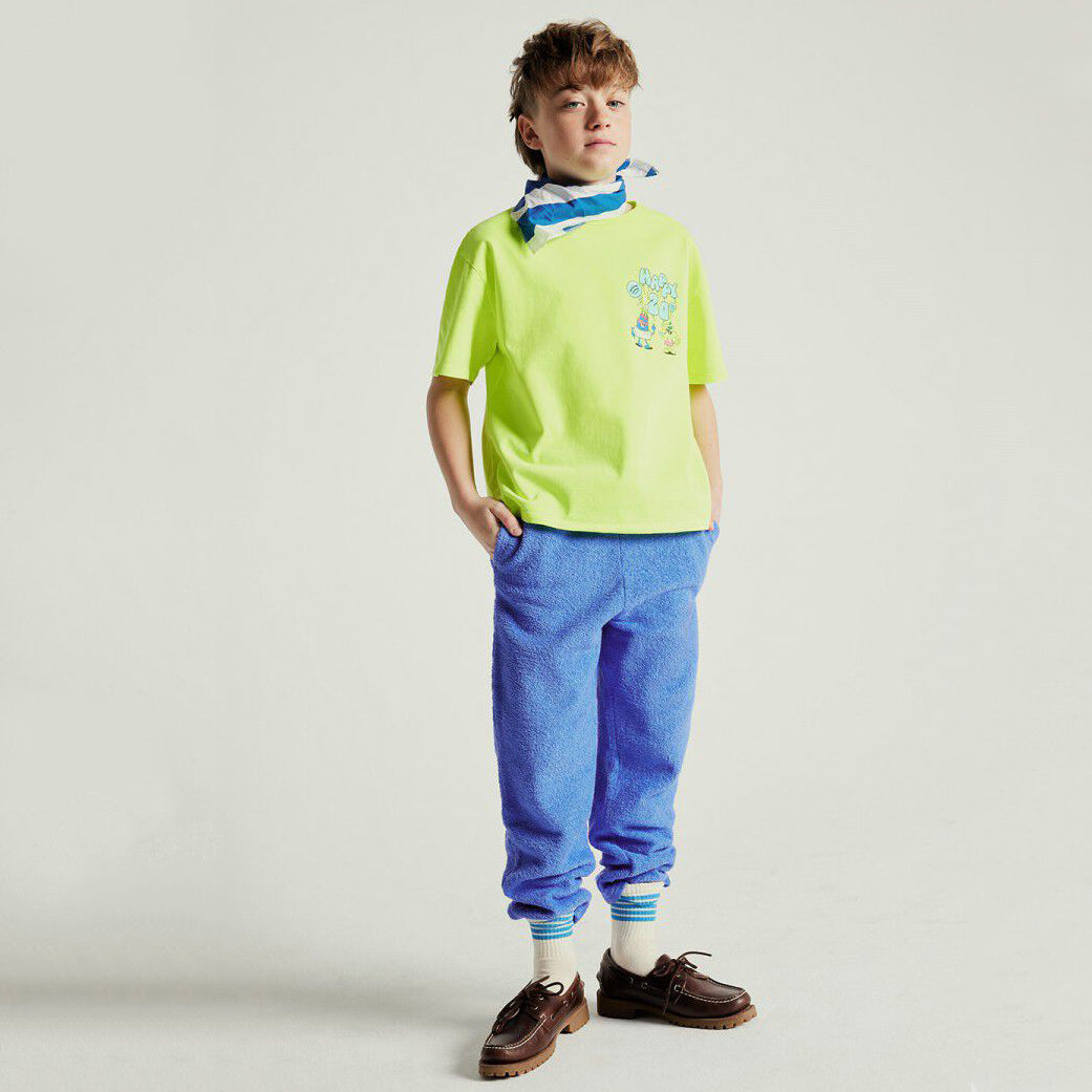 American Vintage-T-SHIRT DROIT MC COL ROND IMPRIME