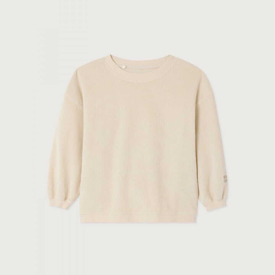 American Vintage-Kids Sweat ML Col Rond Plage