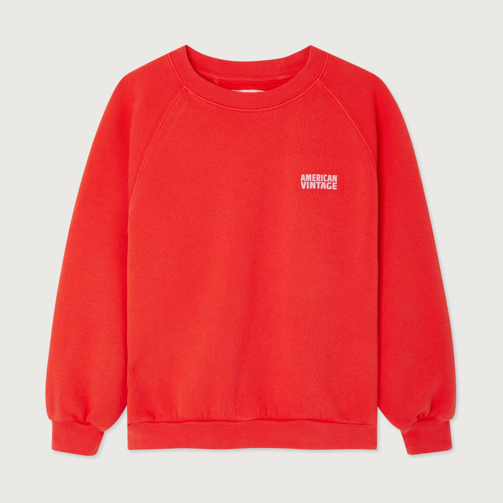 American Vintage-SWEAT ML COL ROND