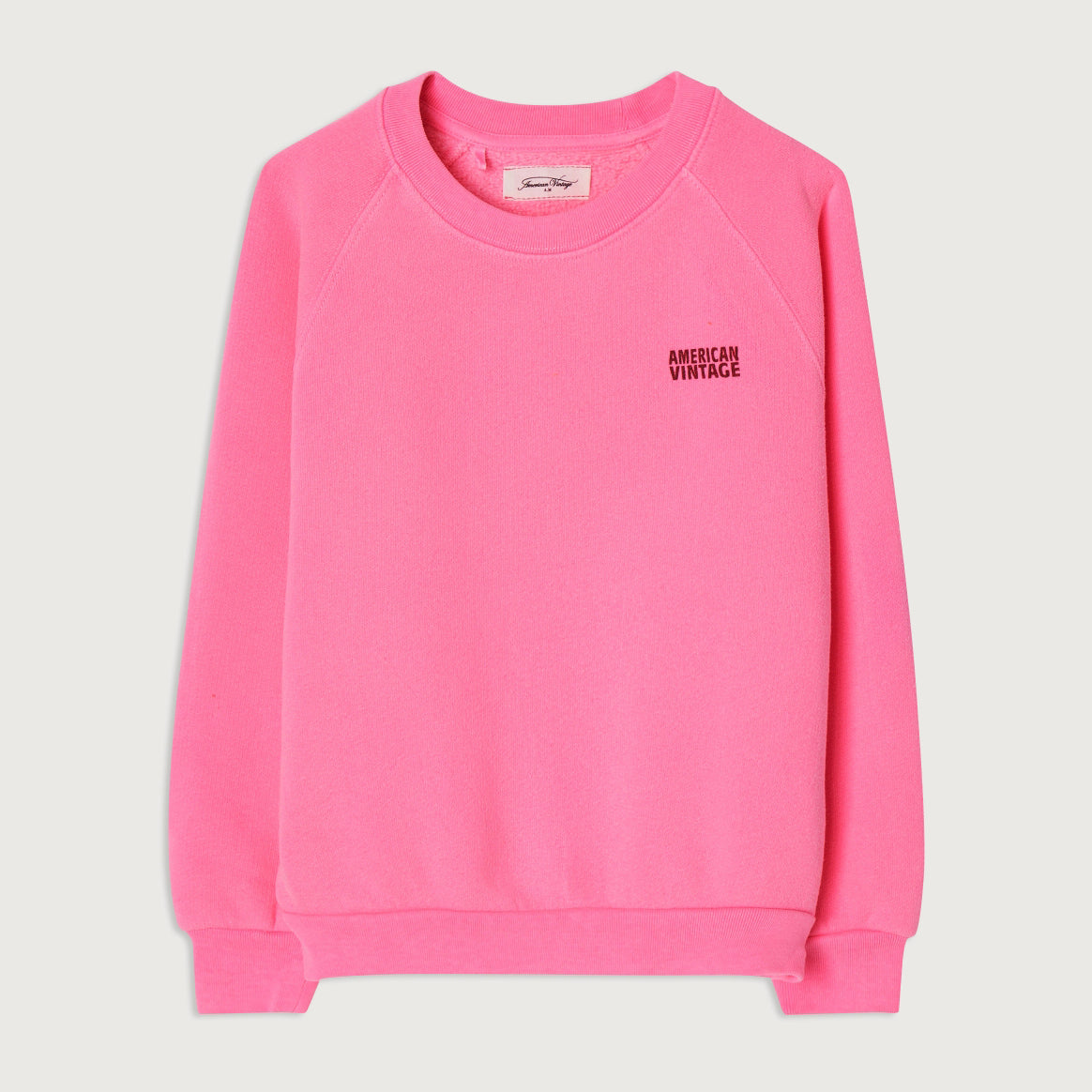 American Vintage-SWEAT ML COL ROND
