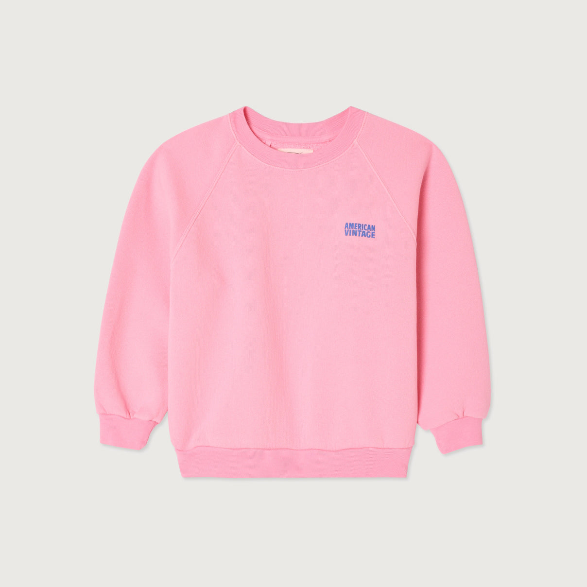 American Vintage-Long Sleeved Round Neck Sweatshirt Barbe A Papa Vintage