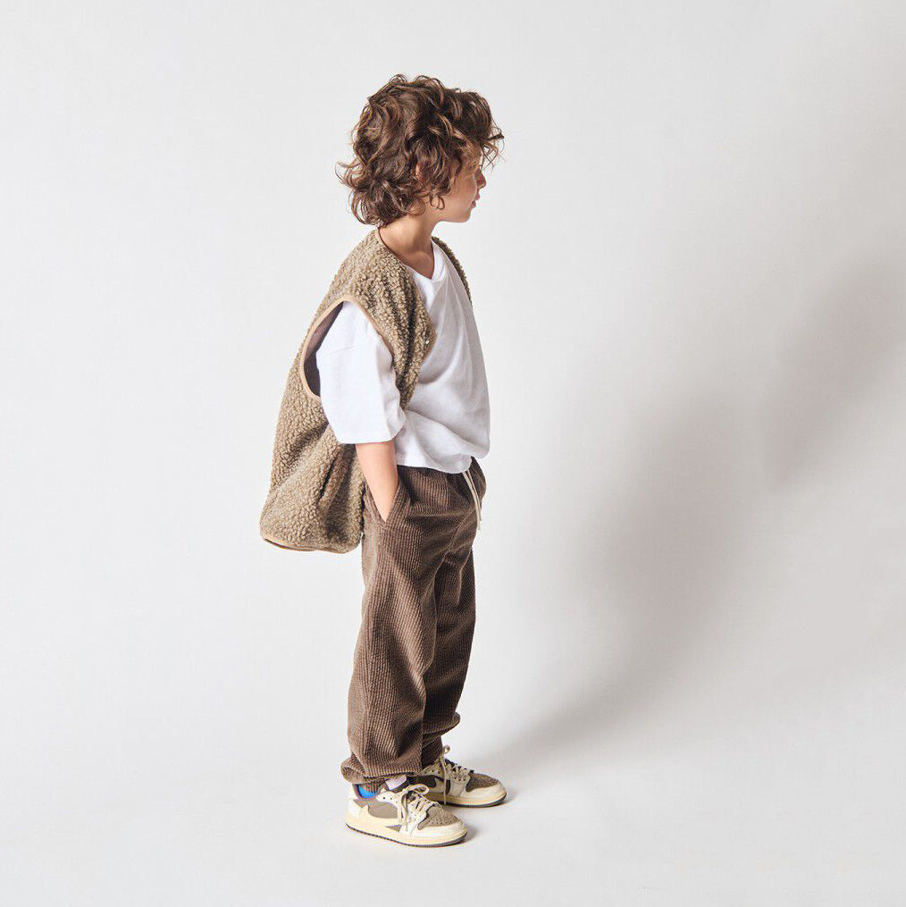 American Vintage-Trousers Marron Vintage