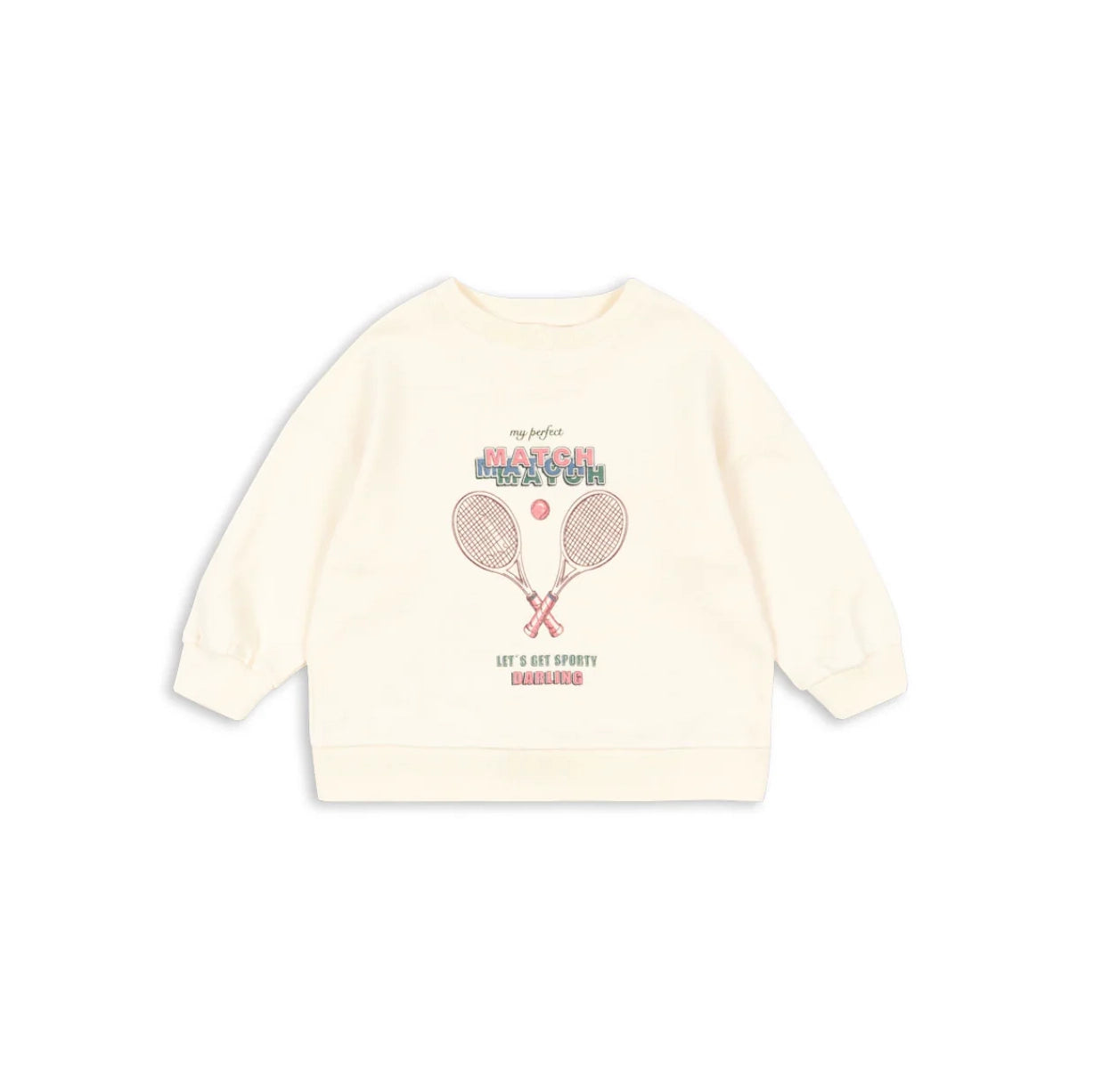 Konges Sløjd-Girl Loupy Lou Sweatshirt Ocs Buttercream