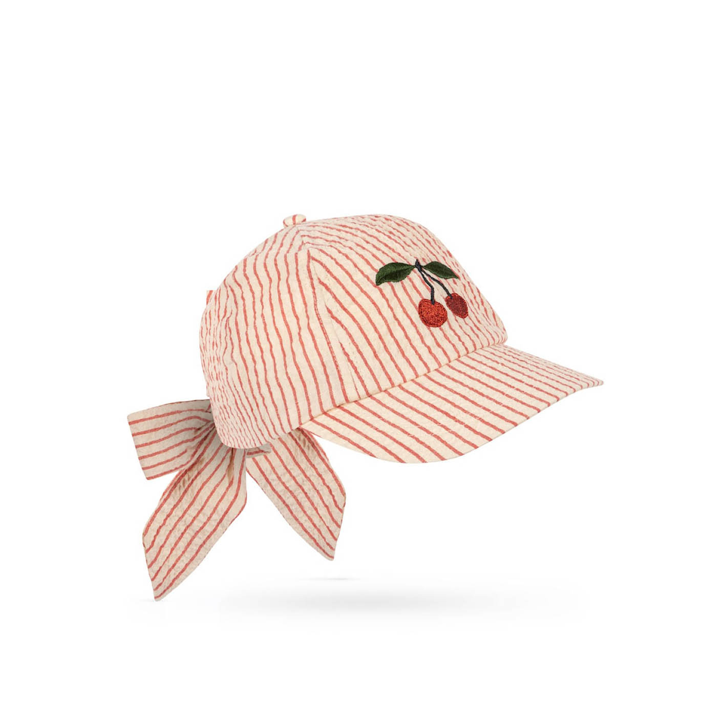Konges Sløjd-Ellie Bow Cap Gots Amour Stripe