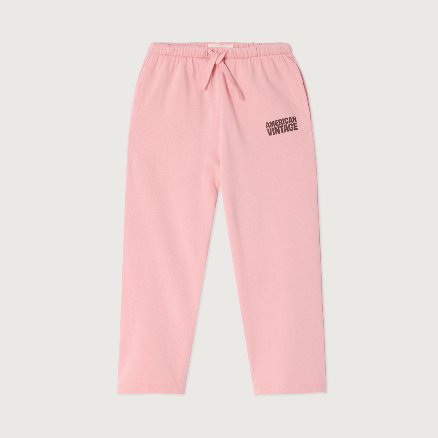 American Vintage-Straight Leg Joggers Smoothie