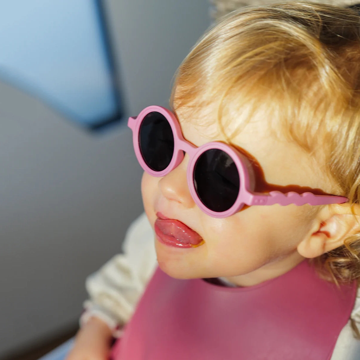 Olivio & Co-Kids Round Sunglasses Rock Rose
