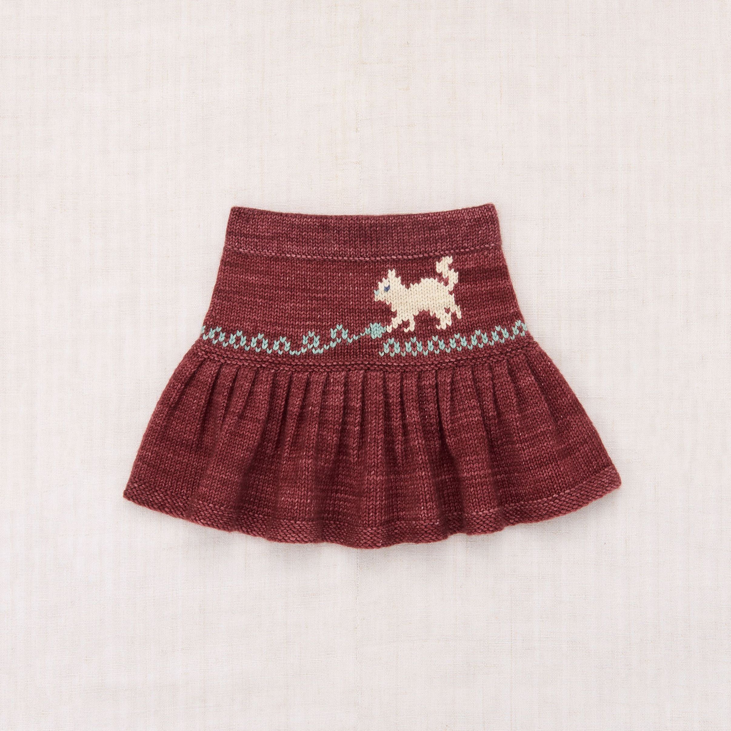Misha & Puff-Kitten Tangle Skirt Madder Root