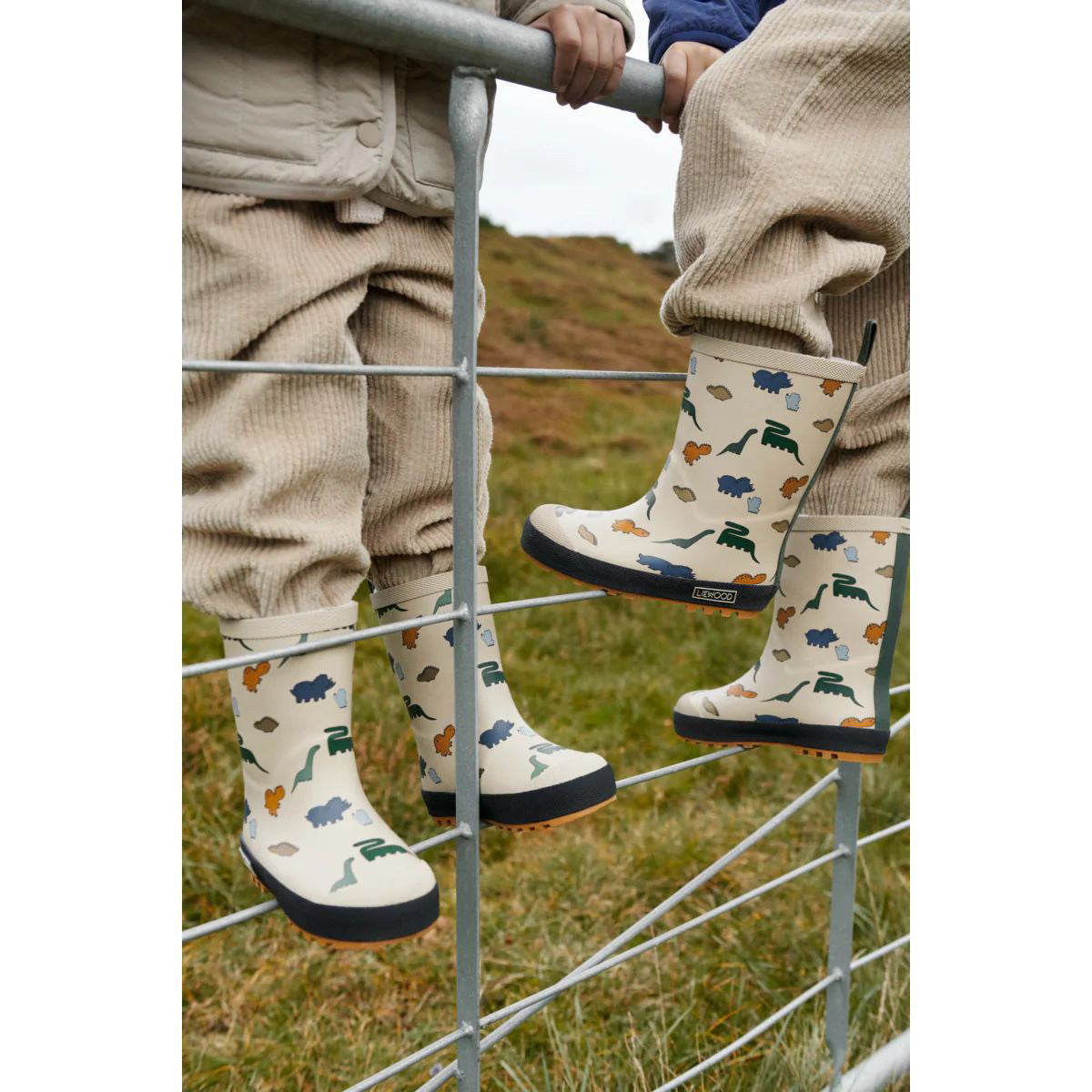 Liewood-Mason Thermo Rainboot Dinosaurs/Mist