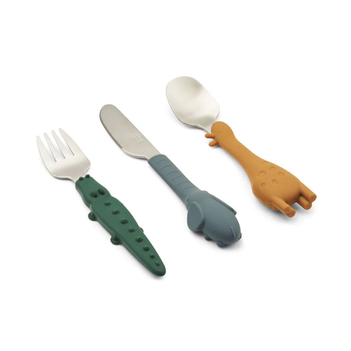 Liewood-Tove All Together Cutlery Set Golden caramel mix