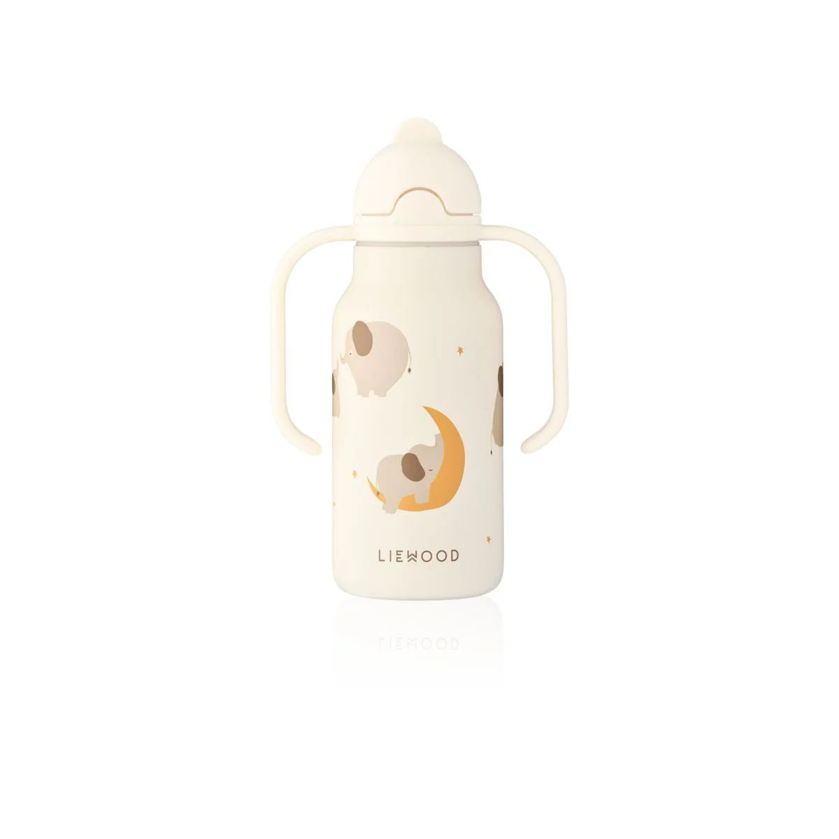 Liewood-Kimmie Water Bottle 250 ml Elephant / Creme de la creme