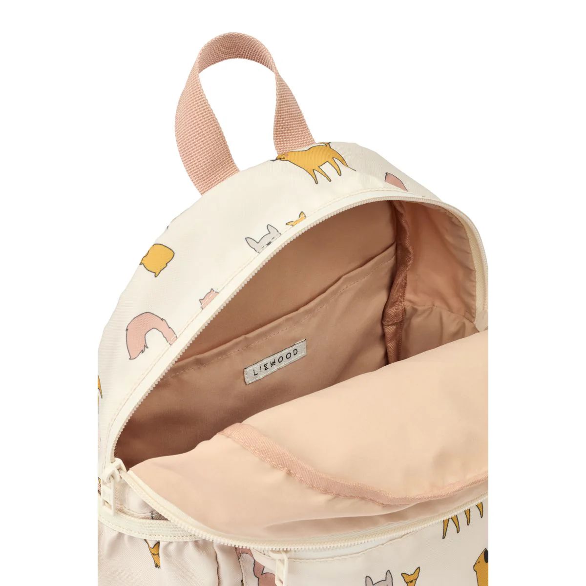 Liewood-Andreas Backpack Cats and Dogs/Sandy (H27 x W23 x D11cm)