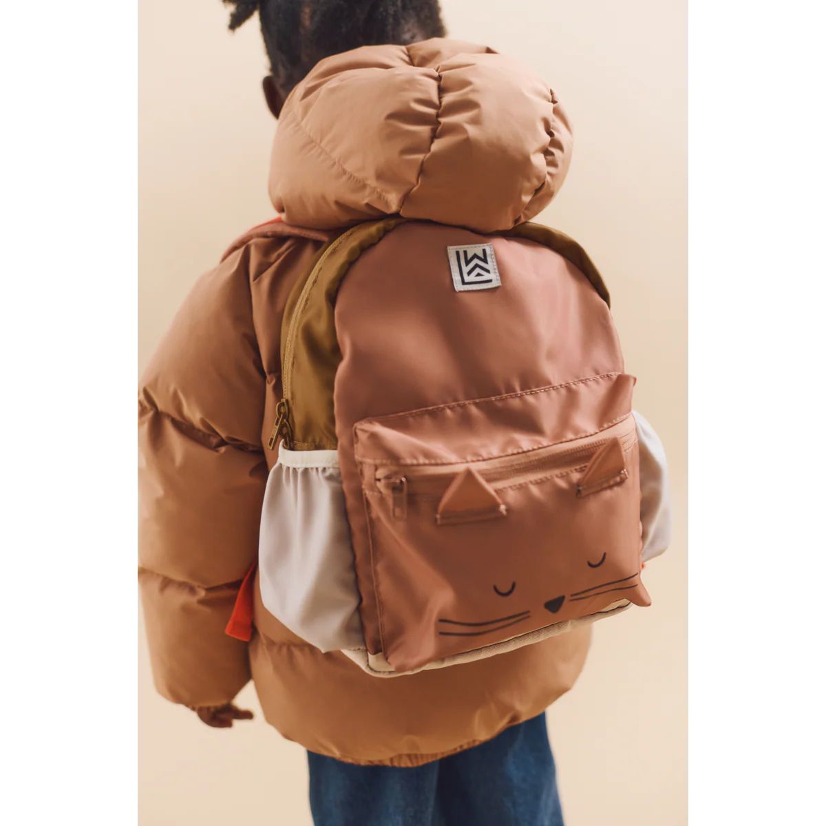 Liewood-Andreas Cat Backpack Tuscany rose multi mix (H27 x W23 x D11cm)
