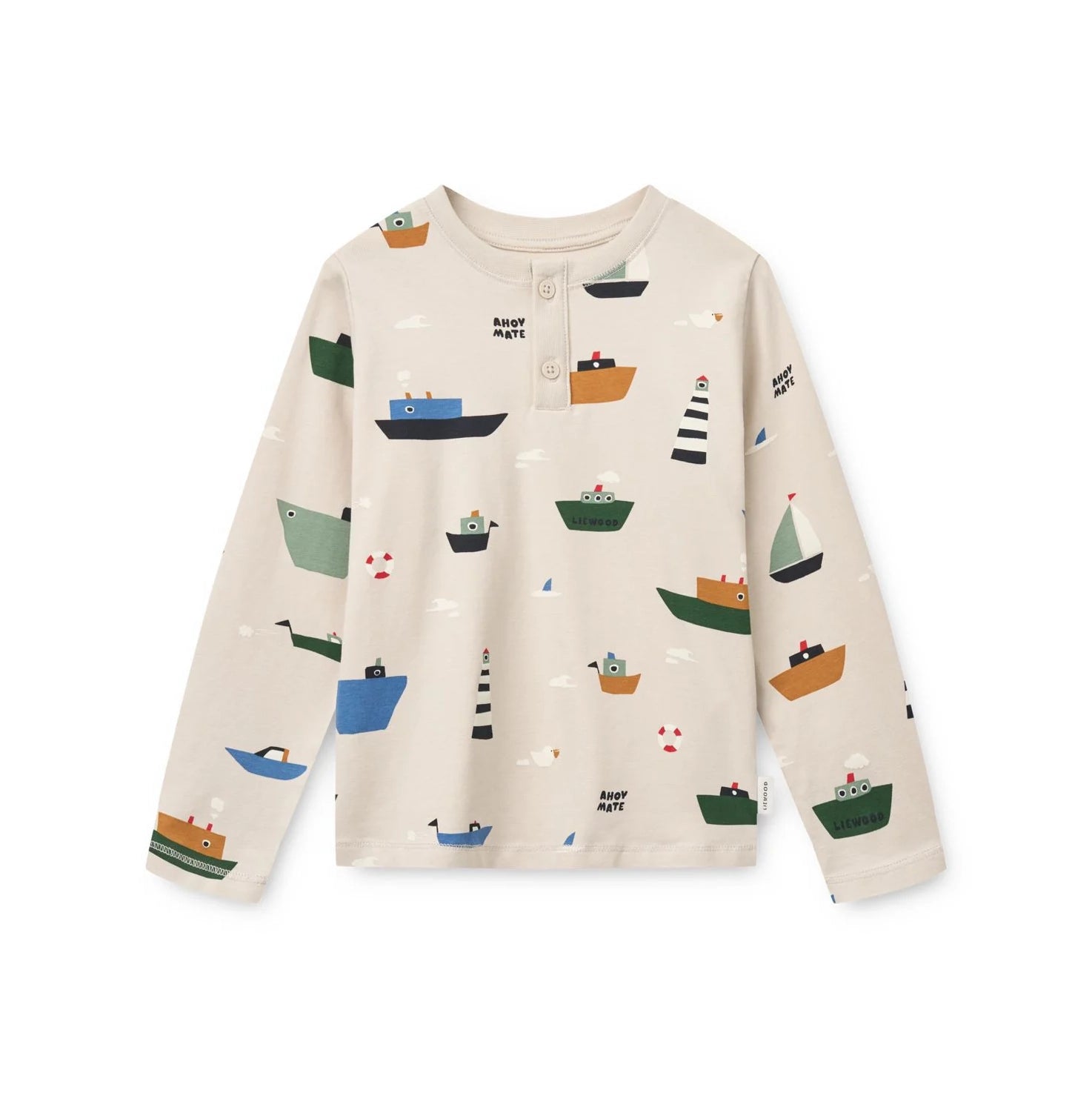 Liewood-Wilhelm Printed Pyjamas Set Sailing / Sandy