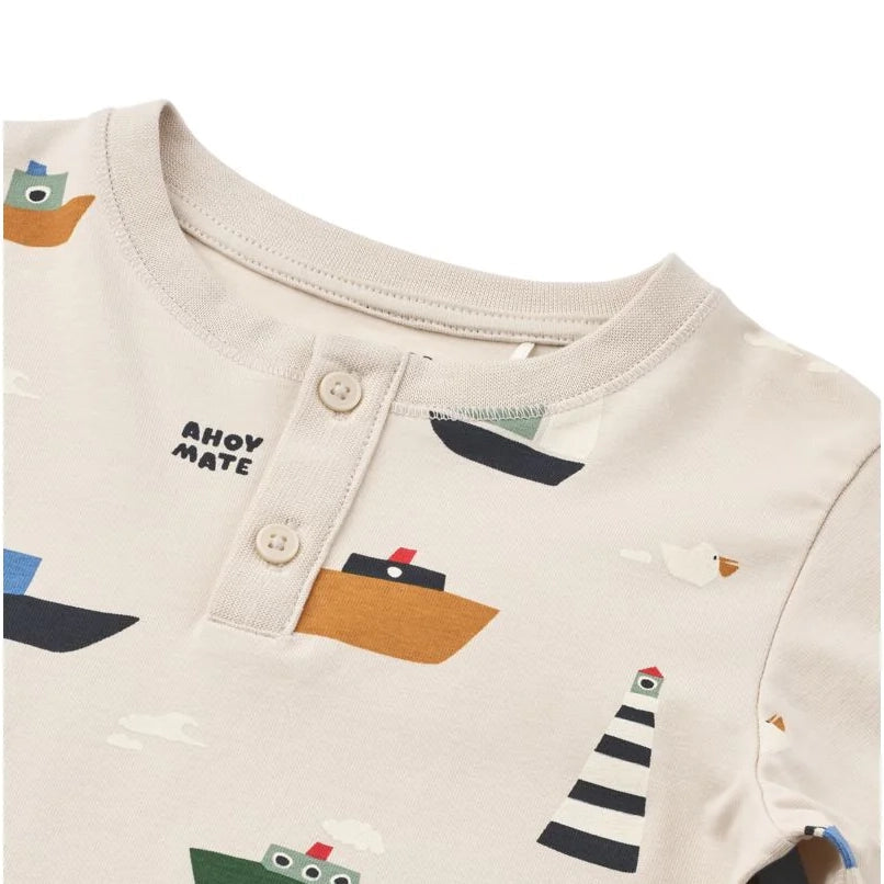 Liewood-Wilhelm Printed Pyjamas Set Sailing / Sandy
