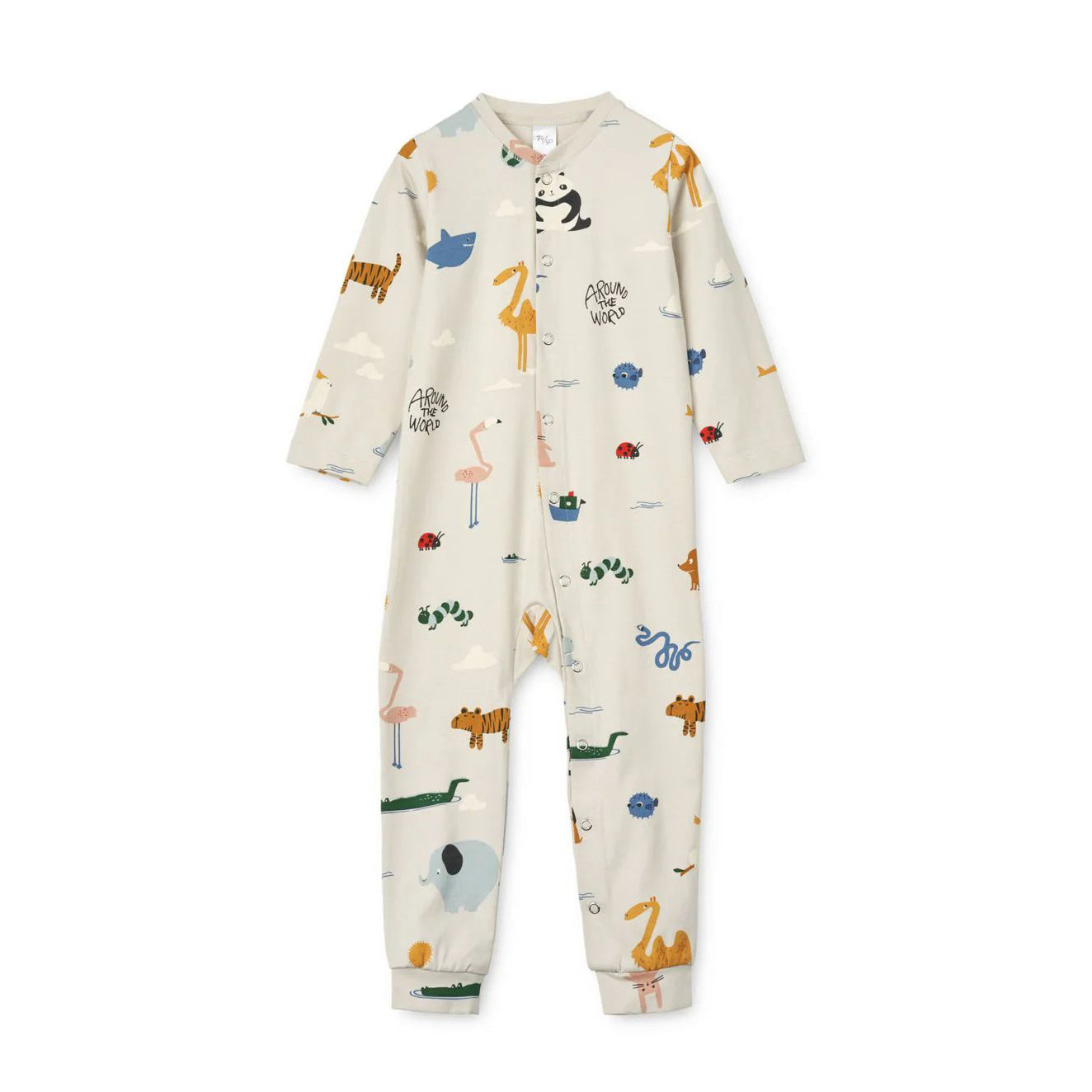 Liewood-Birk Printed Pyjamas Jumpsuit Around the world / Sandy