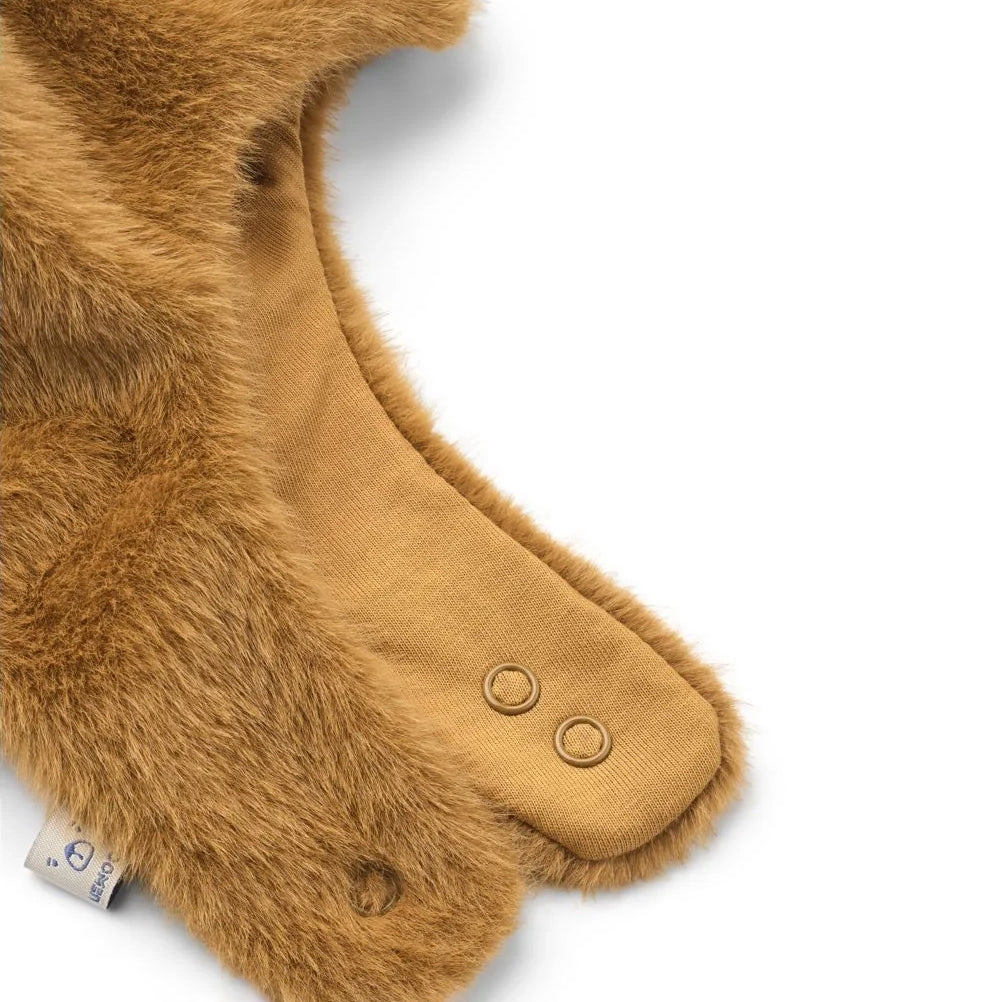 Liewood-Lillie Plush Bear Hat Golden caramel