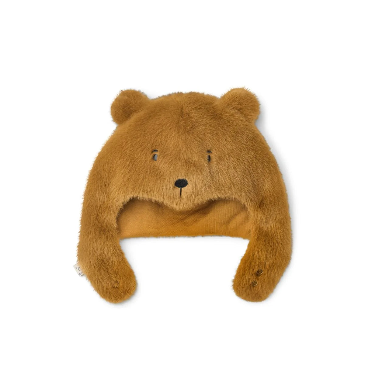 Liewood-Lillie Plush Bear Hat Golden caramel