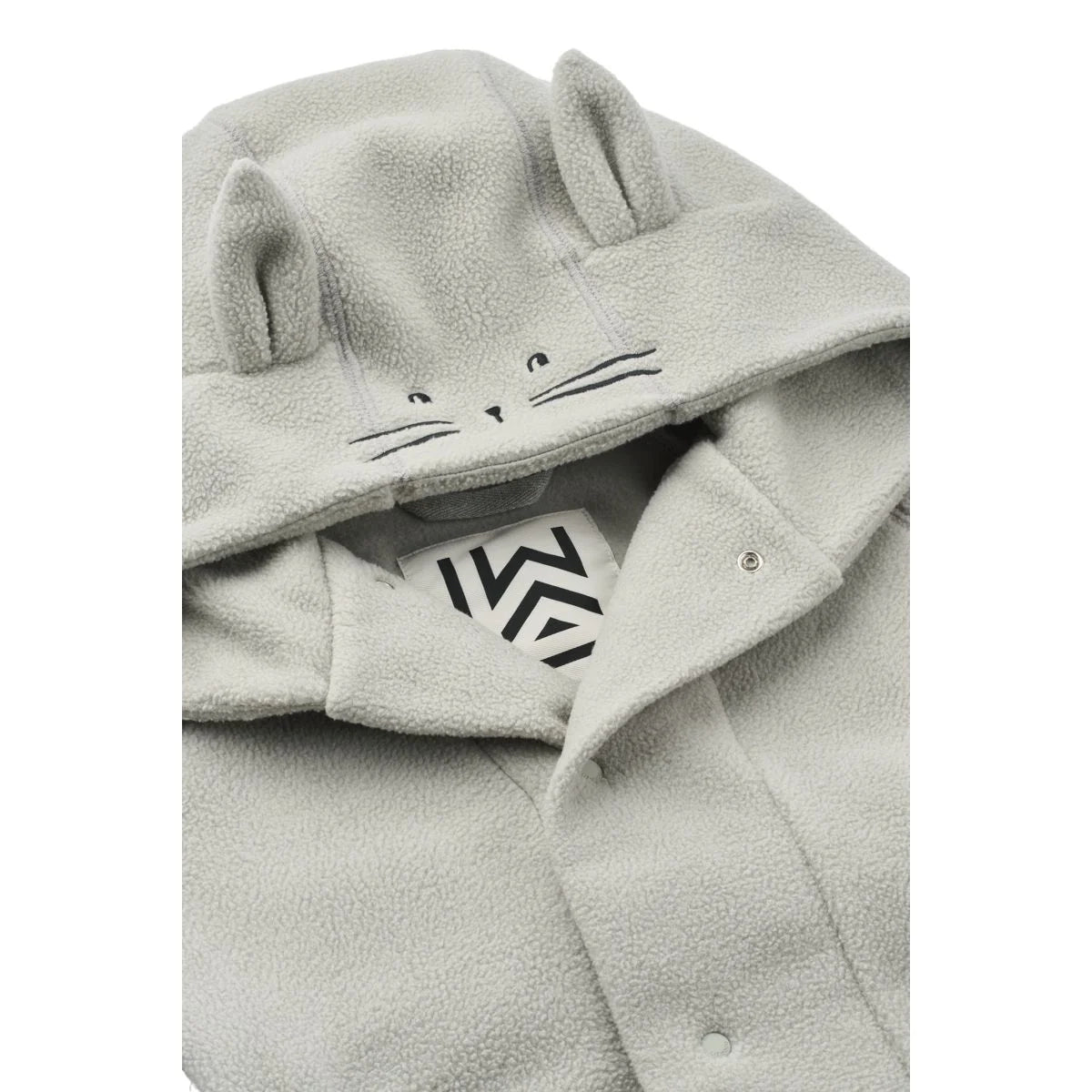 Liewood-Minik Rabbit Fleece Bathrobe Dove blue