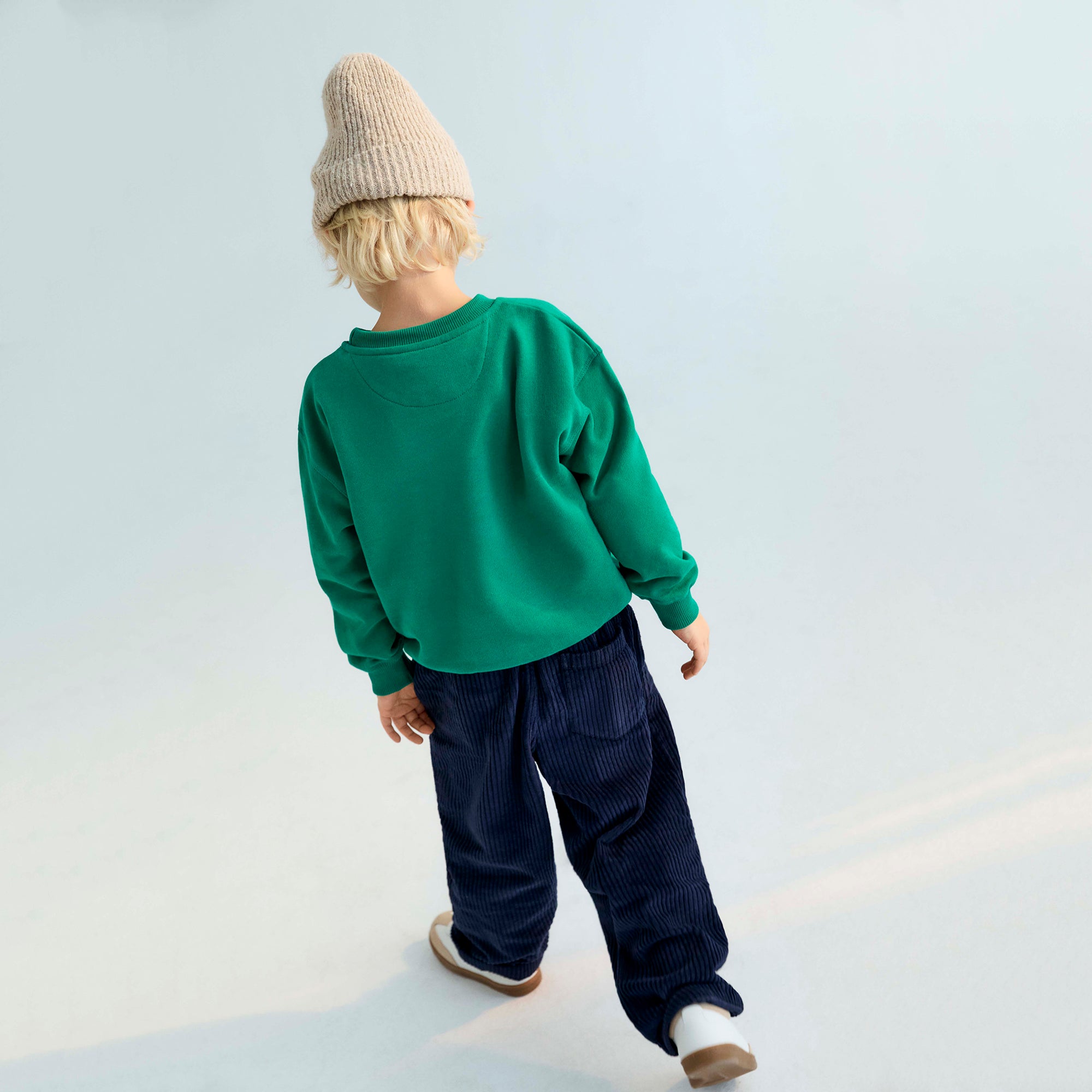 The New Society-TNS Logo Sweatshirt Radiant Emeral