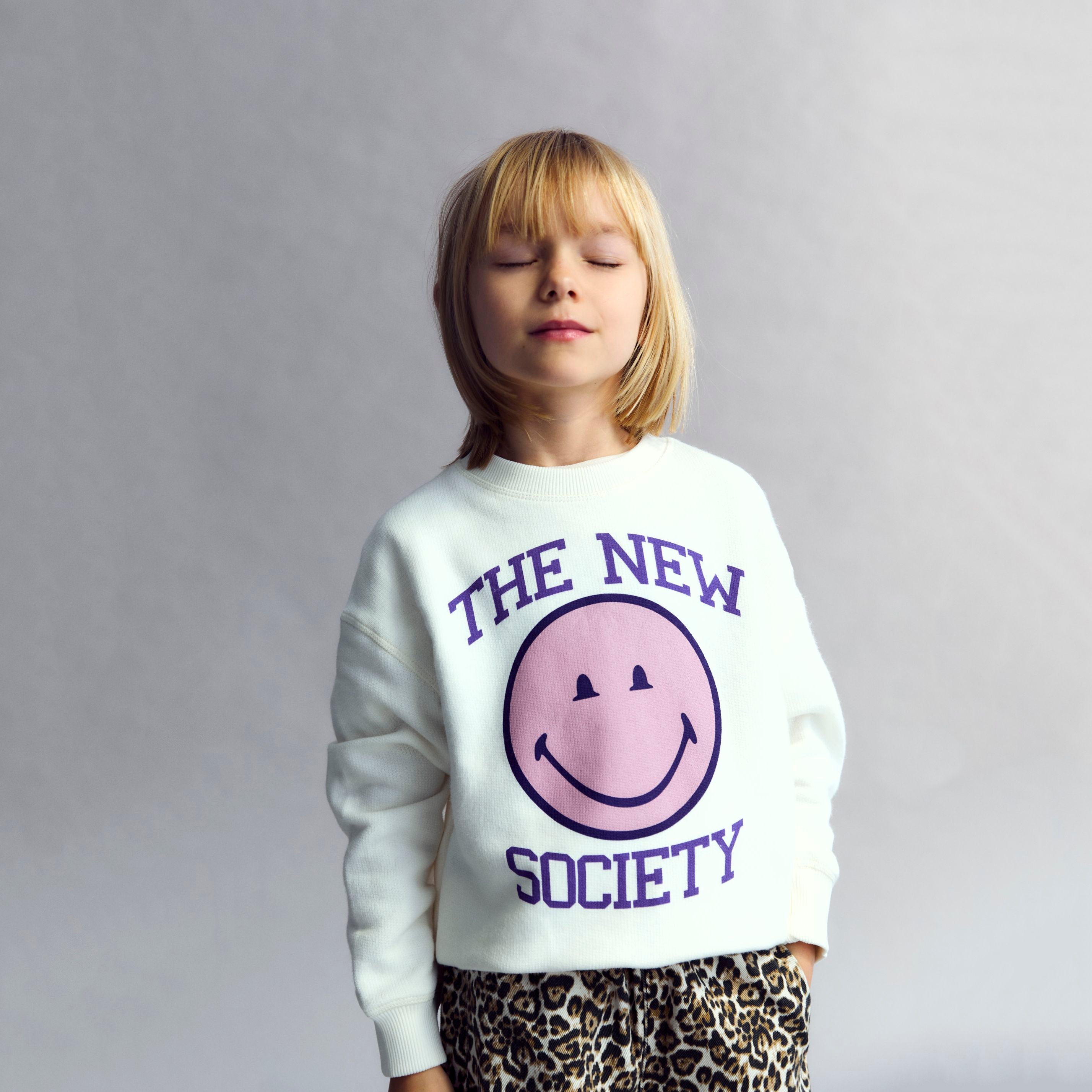 The New Society-Smiley Sweatshirt