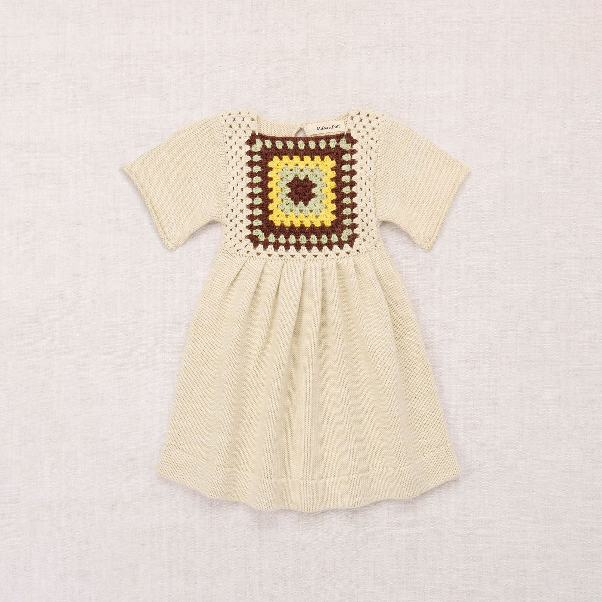 Misha & Puff-Girls Lake House Dress Marzipan