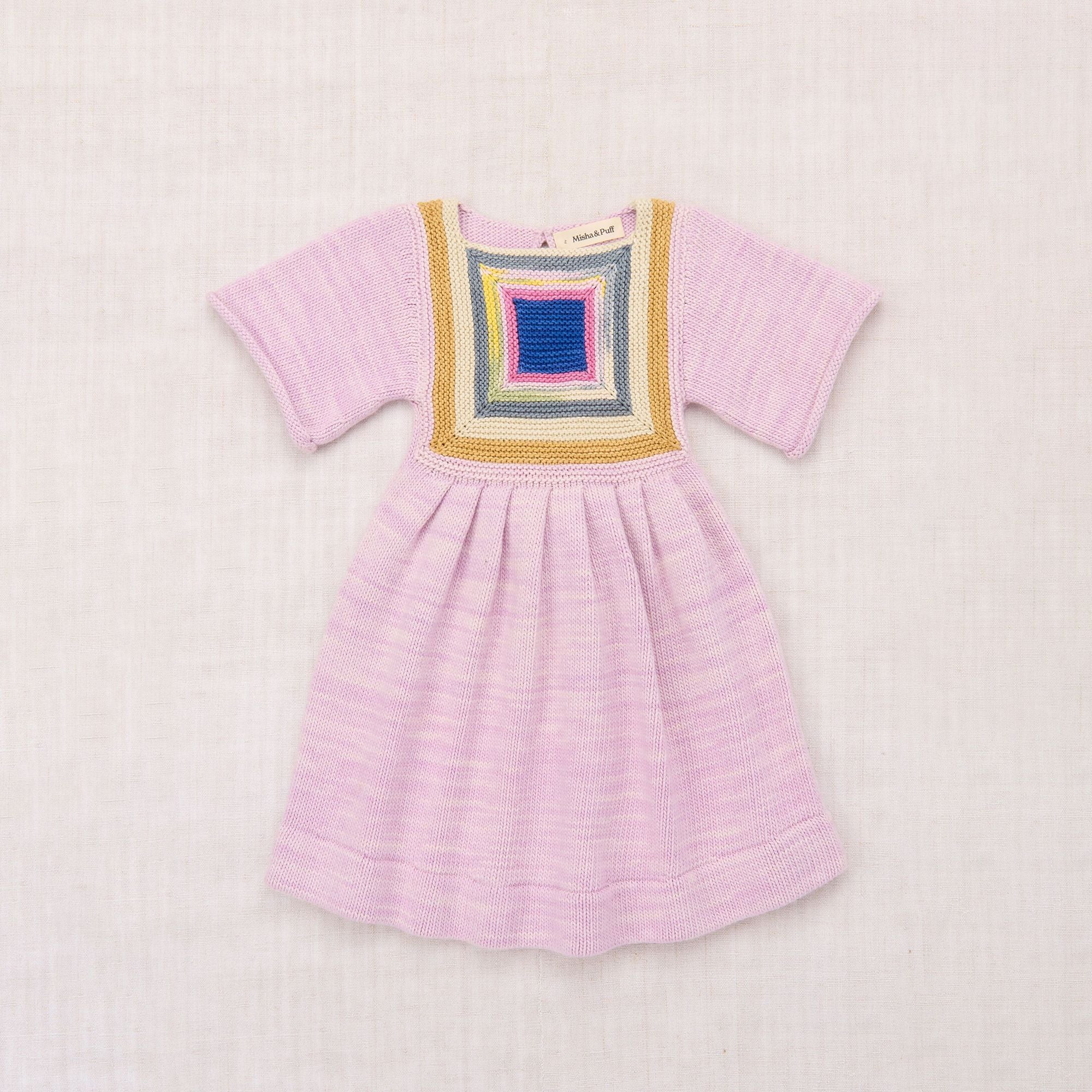 Misha & Puff-Girls Log Cabin Dress Aura