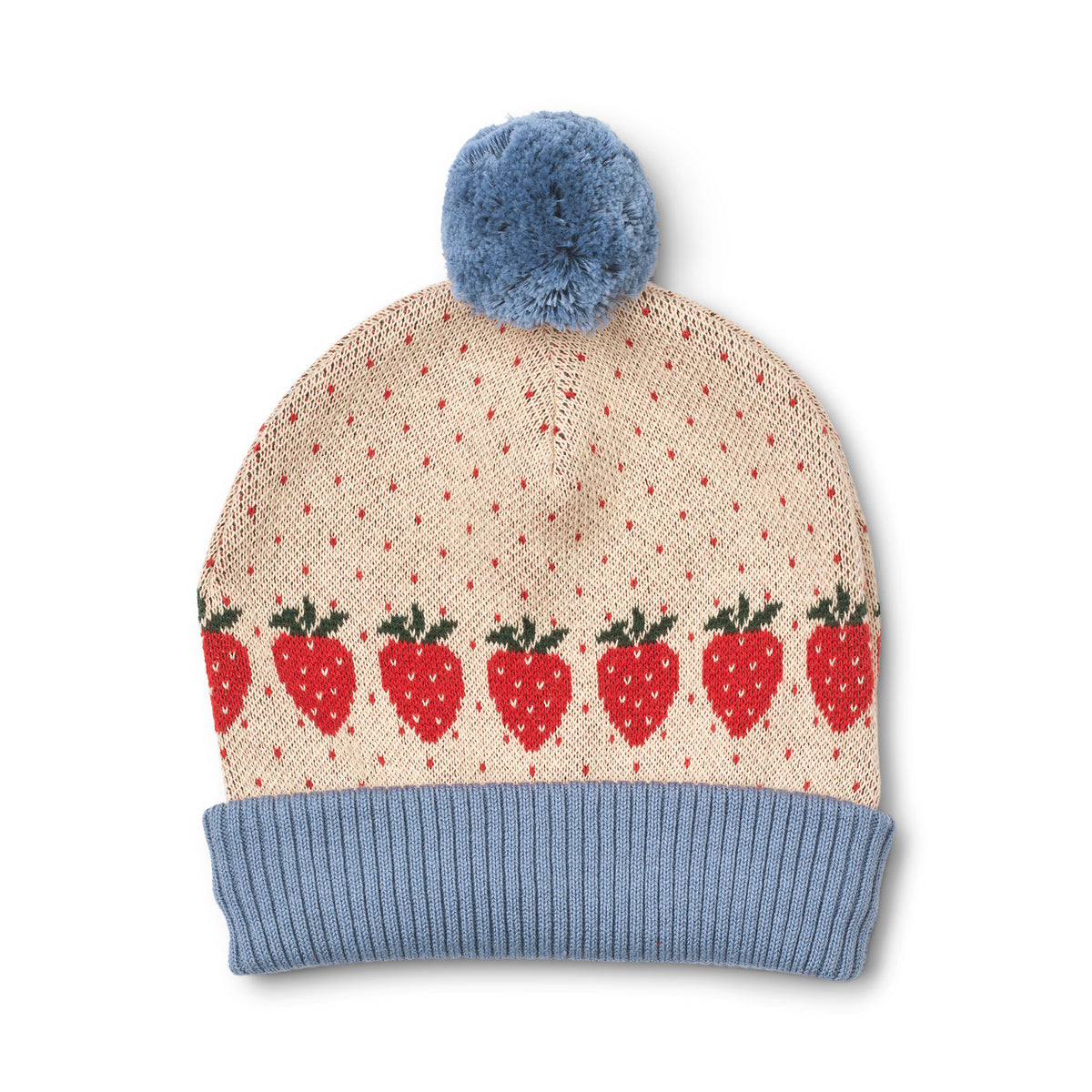Flöss-Girl Louise Beanie Warm Cotton Berry