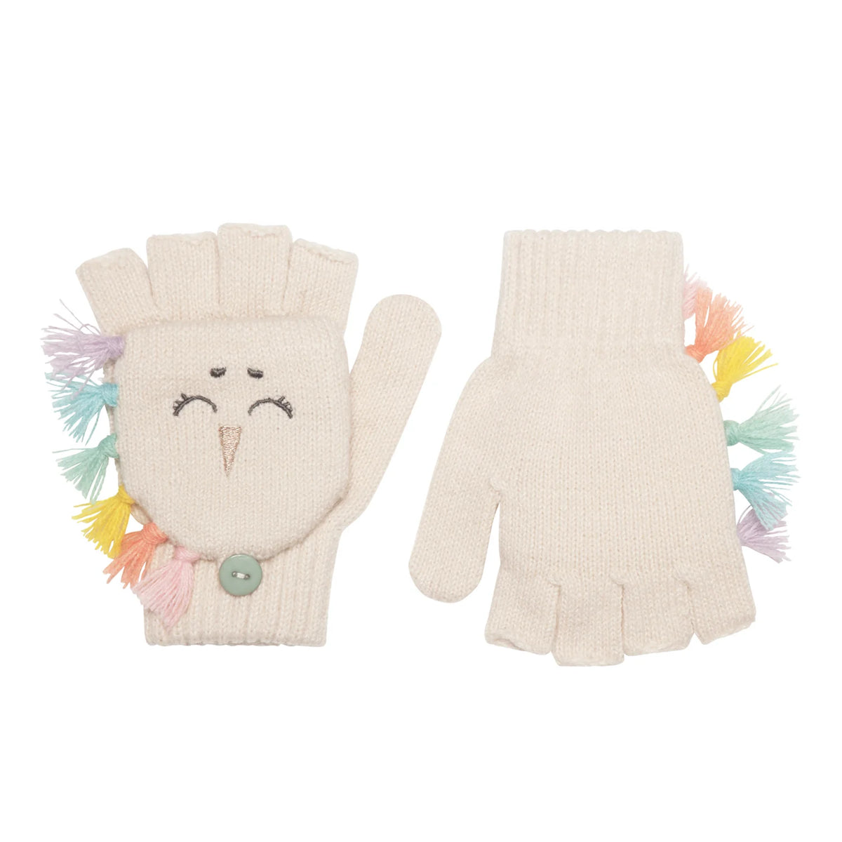 Rockahula Kids-Rainbow Unicorn Knitted Gloves
