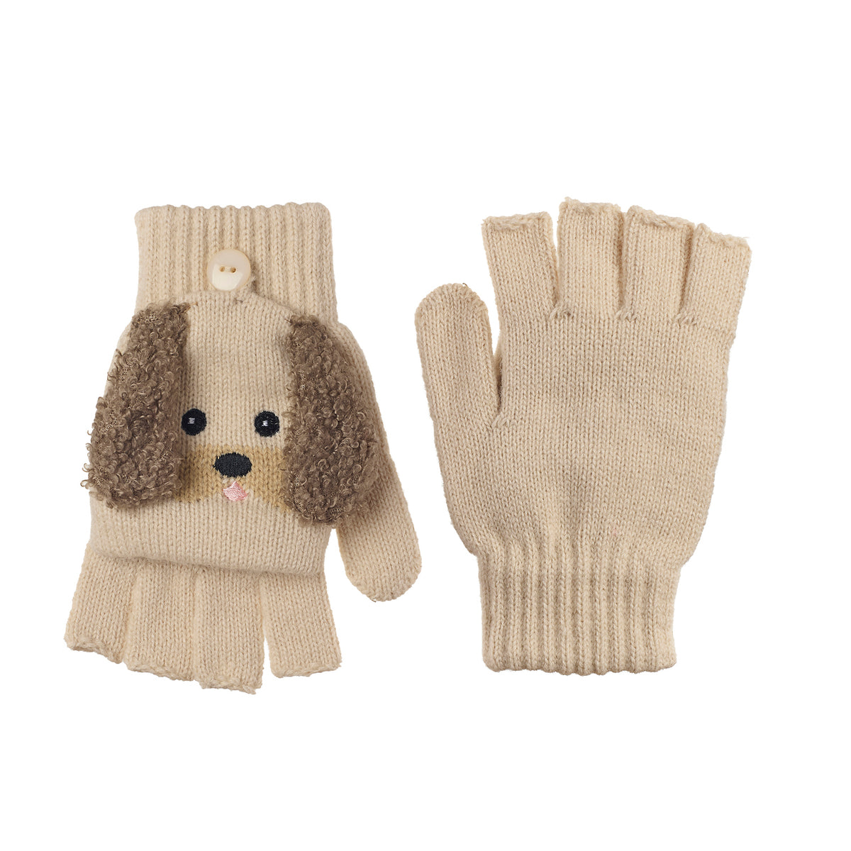 Rockahula Kids-Pippy Puppy Knitted Gloves