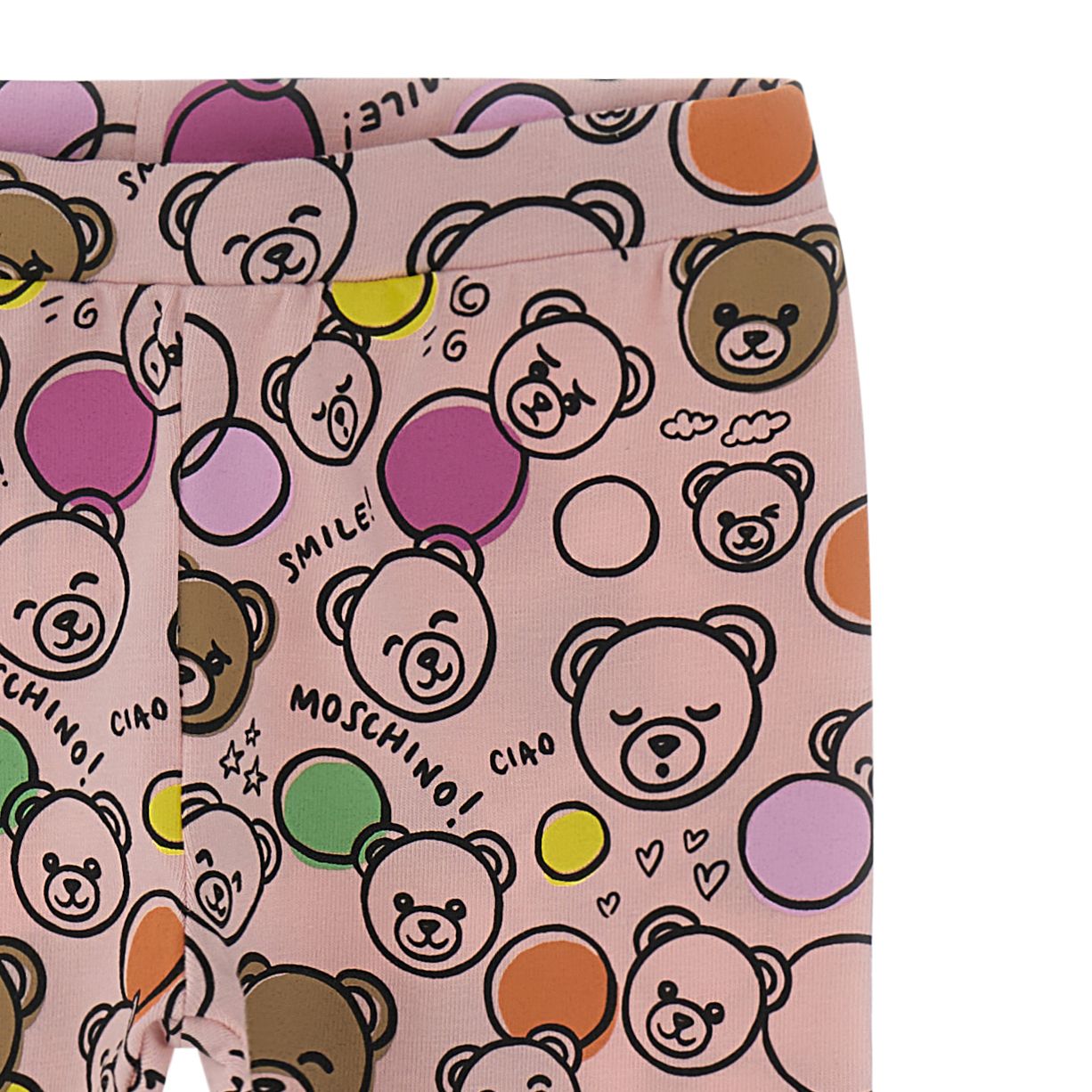 Moschino-Baby T-Shirt+Leggings Set Sugar Smile&Bubble
